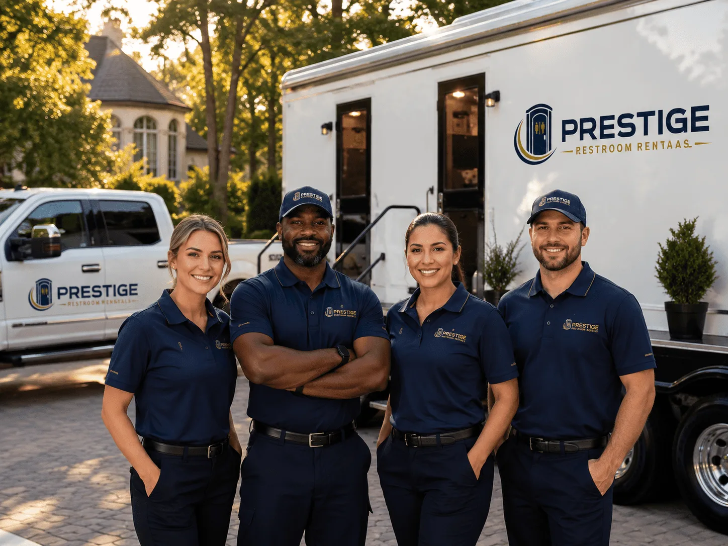 Trusted Luxury Portable Restrooms company in Steward, IL